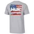 Huk KC Fly Flag Shirt Sleeve Shirt Harbor Mist XL