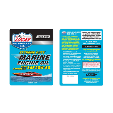 Extreme Duty Marine Engine Oil Semi Synthetic SAE 20W-50