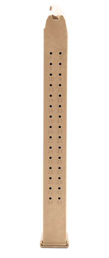 Toolman Tactical, Inc GL35C Glock  35rd 9mm Luger Flat Dark Earth Polymer
