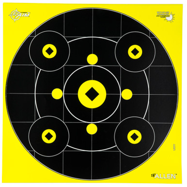 EZ-Aim 15577 Splash Reactive  Bullseye Gallery Non-Adhesive  12  Pack