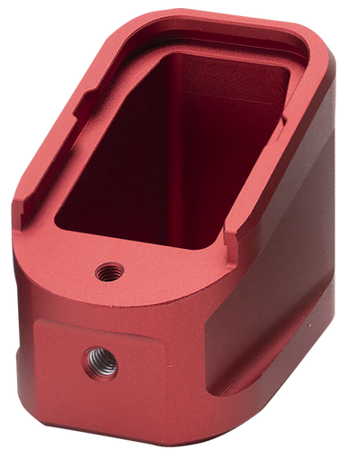 Strike Industries EMPALG17RED Extended Mag Plate  Fits Glock G17 Fits Glock G22 Red 6061 T-6 Aluminum