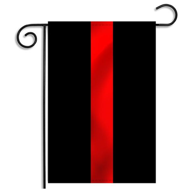 Thin Red Line Garden Flag, 12.5 x 18 Inches