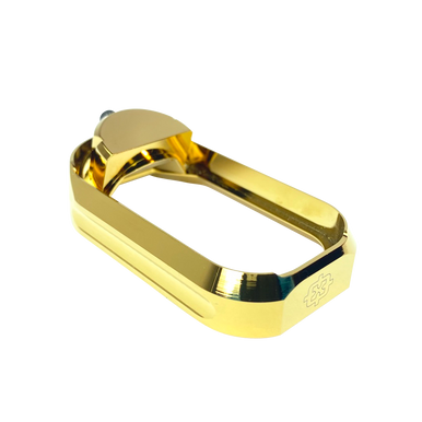 Cross Armory CRGFMWGD Flared Magwell  Compatible w/Glock Gen1-3 Gold Anodized Aluminum