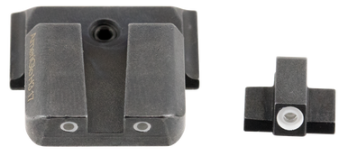 AmeriGlo SW801 Classic Tritium Sight Set for Smith & Wesson M&P  Green Tritium White Outline Front Sight-Green Tritium White Outline Rear Sight