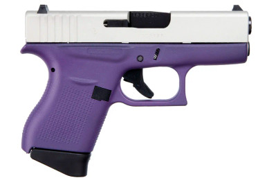Glock 43 9mm, 3.4in. Barrel, 6rd - Purple (ACG-00853)