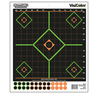Cham Sight-In Target W/130 RT Paster 5pk