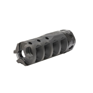 HYPERTAP 556 MUZZLE BRAKE 22 CALIBER 1/2-28 SS BLACK