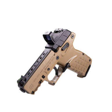 Keltec P17 Optics Ready Pistol  22 lr. 3.8 in. Tan 17 rd. With Holster