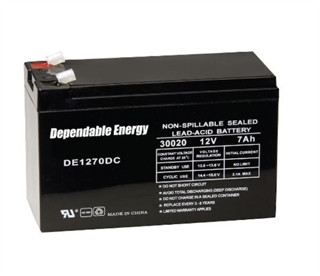 AH 12V 7AMP RECHRG TAB TOP BATTERY