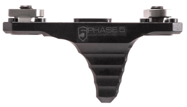 Phase 5 Weapon Systems MHSMLOKBL M-LOK Mini Hand Stop Black Anodized 6061-T6 Aluminum