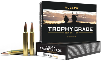 Nosler Trophy Grade Rifle Ammunition 300 RUM 165 gr. AB SP 20 rd.