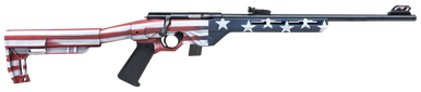 Citadel CIT22LRBLTUSA Trakr  22 LR 10+1 18" Blued Steel Barrel & Receiver, American Flag Synthetic Stock