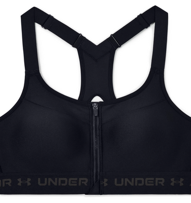 Women's Armour High Crossback Zip Sports Bra - 135511000138DDD