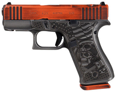 Glock 43X MOS, 9mm, 3.4in. Barrel, 10rd - Grey
