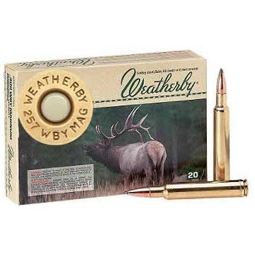 Weatherby Nosler Partition 340 Weatherby Magnum 250 Grain 20 Rounds