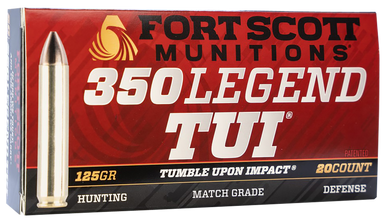 Fort Scott Munitions Rifle Ammo 350 Legend 125 gr. TUI 20 rd.