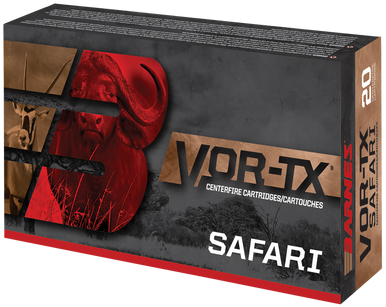 Barnes Bullets VOR-TX Safari 500 Nitro Express Round Nose Banded Solid 570 Grain 20 Rounds