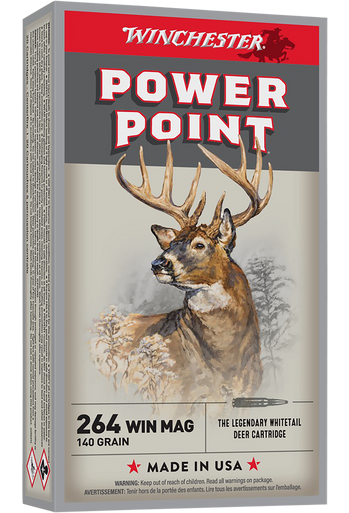 Winchester Super-X 264 Winchester Magnum Power-Point 140 Grain 20 Rounds