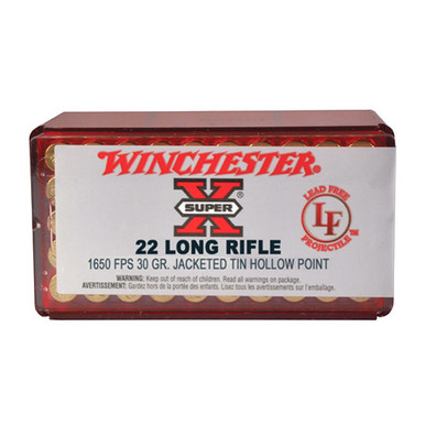 Winchester Super-X 22 Long Rifle Tin Hollow Point 26 Grain 50 Rounds