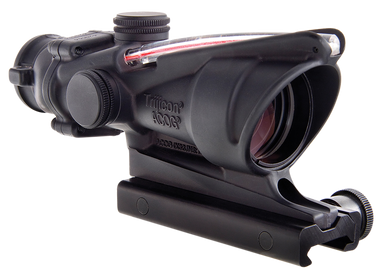 Trijicon 100233 ACOG  Black Hardcoat Anodized 4x32mm Illuminated Red Crosshair .223/5.56 BDC Reticle