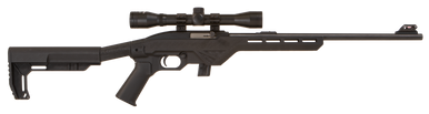 Citadel CIT22LRBMM Trakr  Full Size 22 LR 10+1 18" Blued Steel Barrel, Black Steel Receiver, Black Synthetic Stock, Nikko Stirling Mountmaster