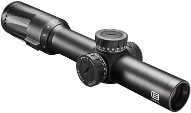 Eotech VDU16FFSR2G Vudu FFP Black Hardcoat Anodized 1-6x 24mm 30mm Tube Illuminated Green SR2-MOA Reticle Features Throw Lever