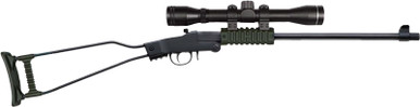 Chiappa Little Badger 22LR 16.5 Inch OD Green Folding Rifle with 4x20 Scope