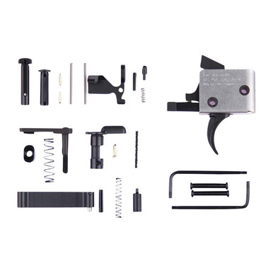 CMC Triggers AR15/AR10 Receiver Kit with Trigger Single Stage Curved 3-3.5 lb. Pull