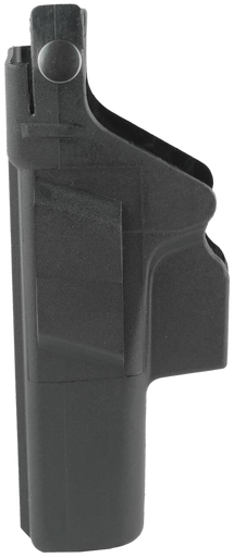 Glock HO17045 Duty  Holster OWB Black Polymer w/Thumb Break Retention Strap, For Use w/Glock 17 Gen3,4&5/22 Gen 3&4 Only/31 Gen3&4, Fits 1.77" (45mm) Belt, Right Hand