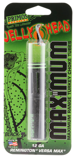 Primos 69410 JellyHead Maximum  Remington Versa Max 12 Gauge Turkey Ported Steel Black-T Coating
