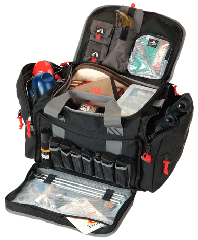 GPS Bags 2014LRB Large  Black Nylon w/ Lift Ports, Storage Pockets, Visual ID Storage System & Holds 5 Handguns or More & Ammo Includes 4 Ammo Dump Cups