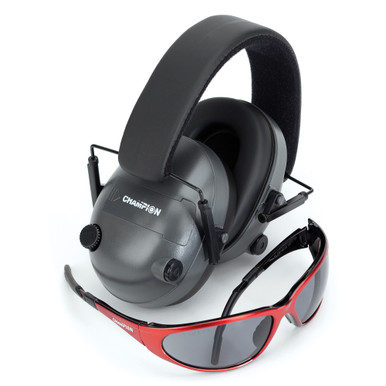 CHAMPION ELECTRONIC EAR MUFFS BLK - 40974