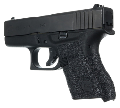 Talon Grips EV04R Adhesive Grip  Textured Black Rubber, Fits Glock 42/43