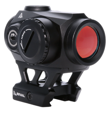 Rival Arms RARA8122BN X2 Red Dot  Black Anodized 1 X 22 mm 2 MOA Red Dot