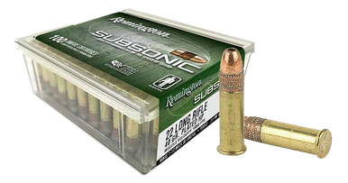 Remington Subsonic 22 Long Rifle Hollow Point 40 Grain 100 Rounds
