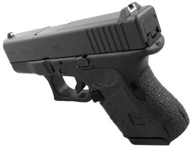 Talon Grips 116R Adhesive Grip  Compatible w/Glock 26/27/28/33/39 Gen4 w/No Backstrap, Black Textured Rubber
