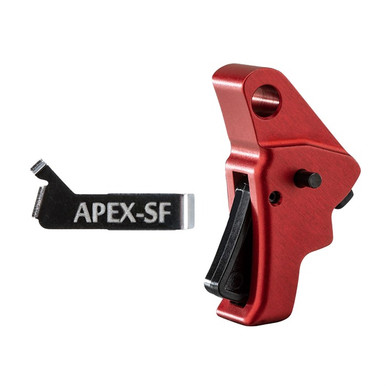 ACT ENH TRIGGER KIT WITHOUT BAR FOR GLOCK SLIM FRAME RED