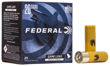 Federal Game-Shok Heavy Field Load 20 ga. 2.75 in. 1 oz. 7.5 Shot 25 rd.