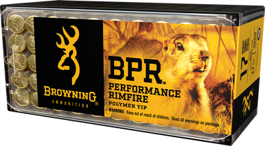 Browning BPR Performance 17 HMR Polymer Tip 17 Grain 50 Rounds
