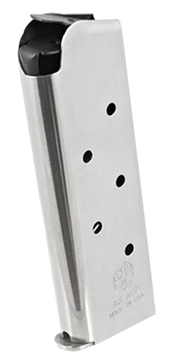 Ruger SR1911 Officer 7rd 45 ACP Stainless Steel Magazine