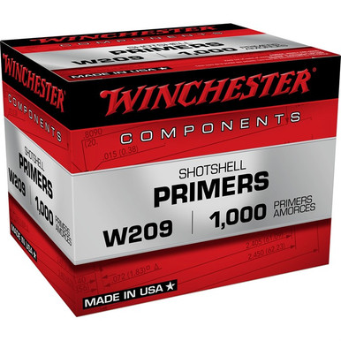 #209 SHOTSHELL PRIMERS 1,000/BOX