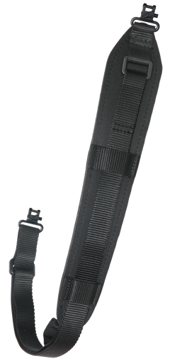 Outdoor Connection AD20913 Original Super-Sling 1" W Padded Black Nylon Webbing with with Talon QD Swivels for Rifle/Shotgun