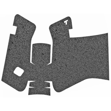 Talon Grips 379R Adhesive Grip  Compatible w/Glock 17/19x/22/24/31/34/35/37/45/47 Gen5 w/No Backstrap, Black Textured Rubber