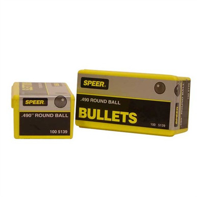 Speer 5139 Lead Balls  50Cal Lead Ball 176gr 100 Per Box/5 Case