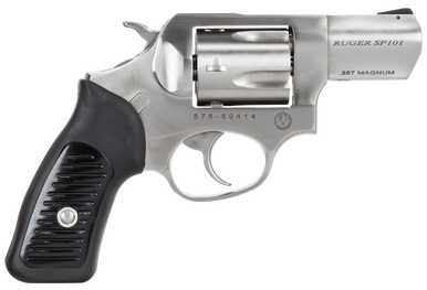 Ruger SP101 357 Mag 2.25in Satin Stainless 5rd Rubber Grip