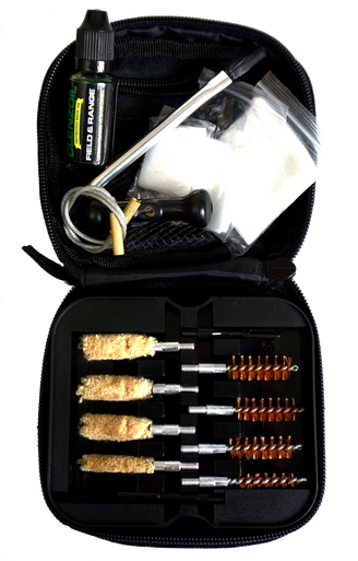 Clenzoil 2328 Field & Range Cleaning Kit Multi-Caliber Pistol/17 Pieces Black