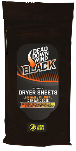 Dead Down Wind BLACK Premium Dryer Sheets 40 pk.