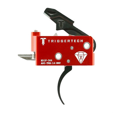TriggerTech AR15 Diamond Two Stage Trigger PVD Pro Curved Standard Mil-Spec Pin