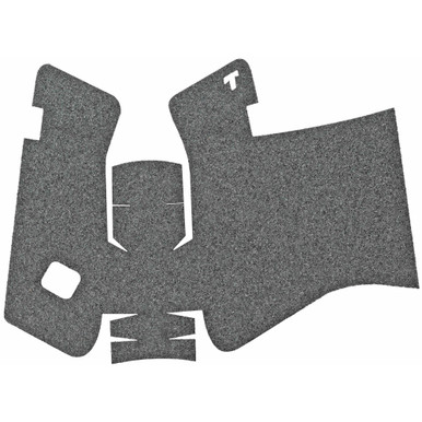 Talon Grips 380G Adhesive Grip  Compatible w/Glock 17/19x/22/24/31/34/35/37/45/47 Gen5 w/Medium Backstrap, Black Textured Granulate