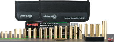 AimShot  Master Kit  Multi-Caliber Bore Sight with Green 532nM Laser & Uses 2 AAA Batteries for Rifles (Batteries Not Included)